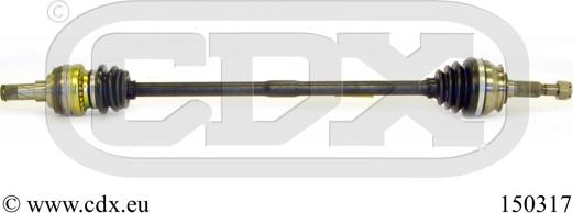 CDX 150317 - Drive Shaft autospares.lv