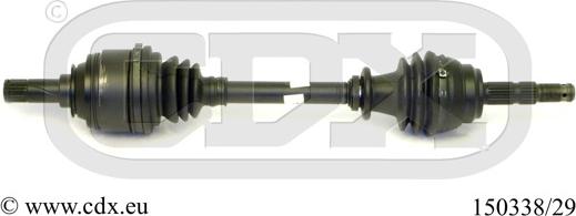 CDX 150338/29 - Drive Shaft autospares.lv