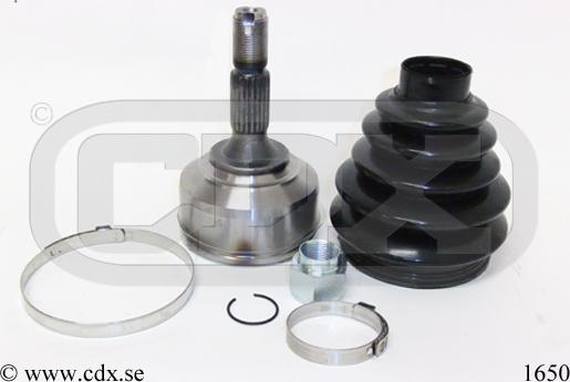 CDX 1650 - Joint Kit, drive shaft autospares.lv