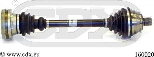 CDX 160020 - Drive Shaft autospares.lv