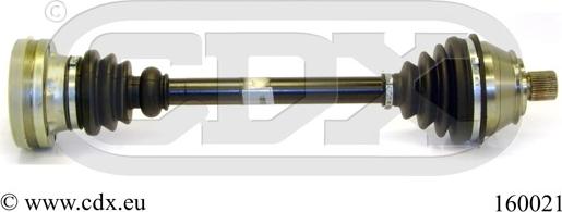 CDX 160021 - Drive Shaft autospares.lv