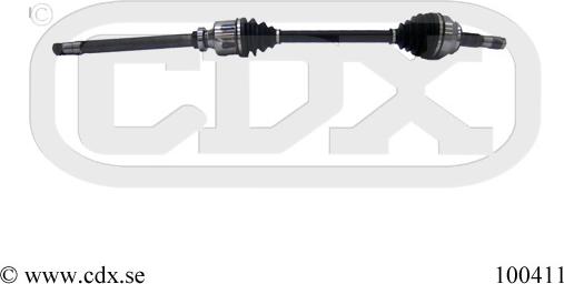 CDX 100411 - Drive Shaft autospares.lv