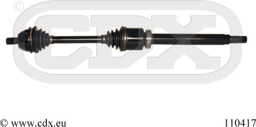 CDX 110417 - Drive Shaft autospares.lv