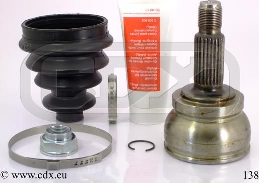 CDX 138 - Joint Kit, drive shaft autospares.lv