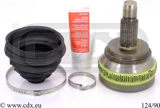 CDX 124/90 - Joint Kit, drive shaft autospares.lv