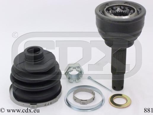 CDX 881 - Joint Kit, drive shaft autospares.lv