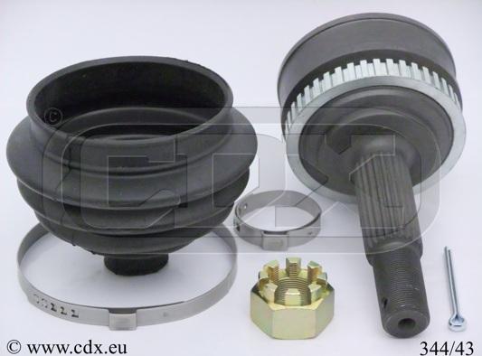 CDX 344/43 - Joint Kit, drive shaft autospares.lv