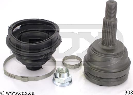 CDX 308 - Joint Kit, drive shaft autospares.lv