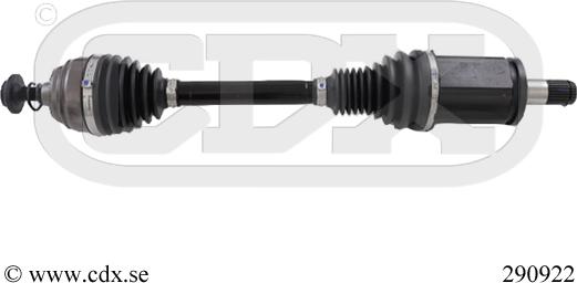 CDX 290922 - Drive Shaft autospares.lv