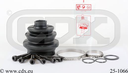 CDX 25-1066 - Bellow, drive shaft autospares.lv