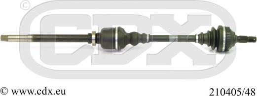 CDX 210405/48 - Drive Shaft autospares.lv