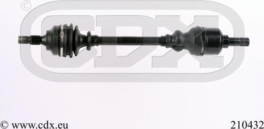 CDX 210432 - Drive Shaft autospares.lv