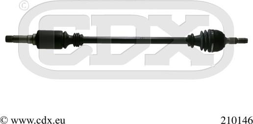 CDX 210146 - Drive Shaft autospares.lv