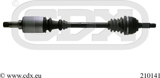 CDX 210141 - Drive Shaft autospares.lv