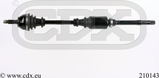 CDX 210143 - Drive Shaft autospares.lv