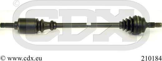 CDX 210184 - Drive Shaft autospares.lv