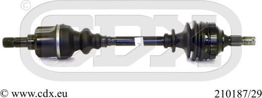 CDX 210187/29 - Drive Shaft autospares.lv