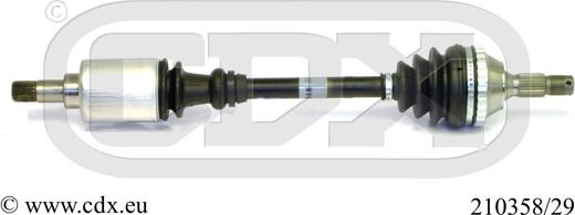 CDX 210358/29 - Drive Shaft autospares.lv