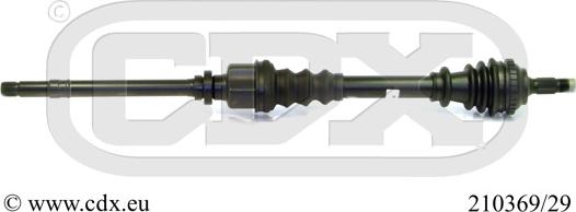 CDX 210369/29 - Drive Shaft autospares.lv