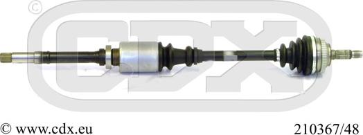 CDX 210367/48 - Drive Shaft autospares.lv