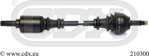 CDX 210300 - Drive Shaft autospares.lv