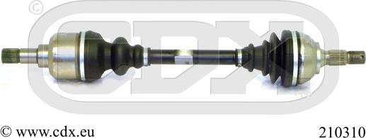 CDX 210310 - Drive Shaft autospares.lv