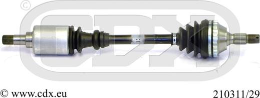 CDX 210311/29 - Drive Shaft autospares.lv