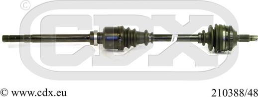 CDX 210388/48 - Drive Shaft autospares.lv