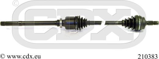 CDX 210383 - Drive Shaft autospares.lv