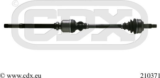 CDX 210371 - Drive Shaft autospares.lv