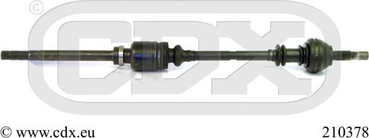 CDX 210378 - Drive Shaft autospares.lv