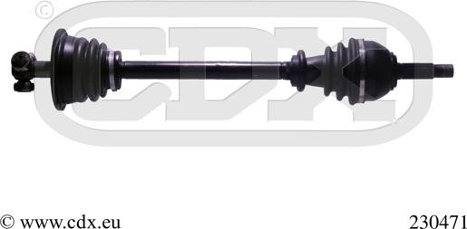 CDX 230471 - Drive Shaft autospares.lv