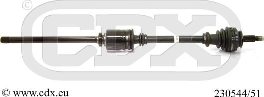 CDX 230544/51 - Drive Shaft autospares.lv