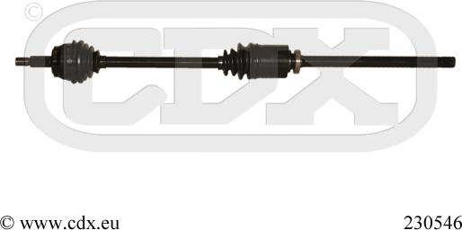 CDX 230546 - Drive Shaft autospares.lv