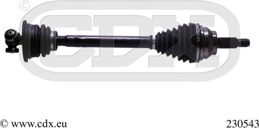 CDX 230543 - Drive Shaft autospares.lv