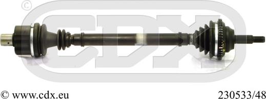 CDX 230533/48 - Drive Shaft autospares.lv