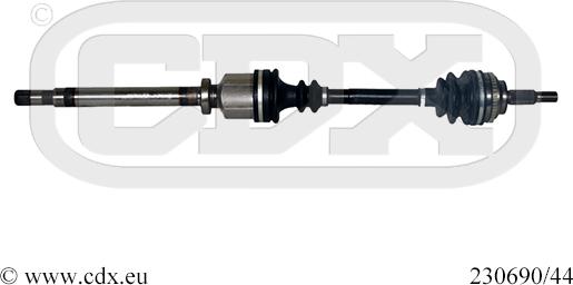 CDX 230690/44 - Drive Shaft autospares.lv