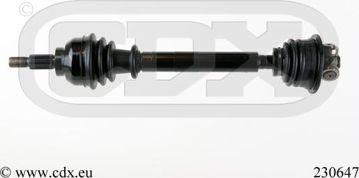 CDX 230647 - Drive Shaft autospares.lv