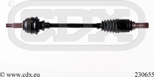 CDX 230655 - Drive Shaft autospares.lv