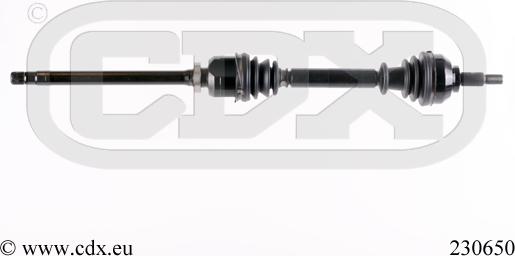 CDX 230650 - Drive Shaft autospares.lv