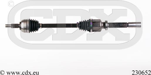 CDX 230652 - Drive Shaft autospares.lv