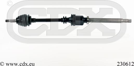 CDX 230612 - Drive Shaft autospares.lv