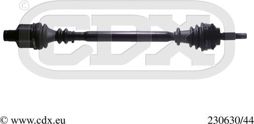 CDX 230630/44 - Drive Shaft autospares.lv