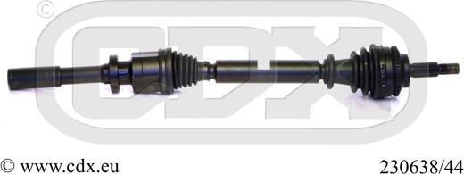 CDX 230638/44 - Drive Shaft autospares.lv