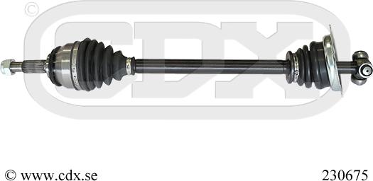 CDX 230675 - Drive Shaft autospares.lv