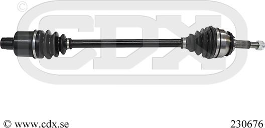 CDX 230676 - Drive Shaft autospares.lv