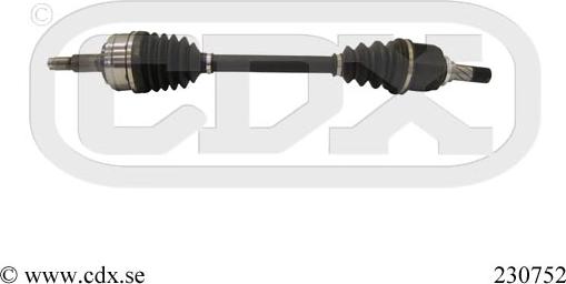 CDX 230752 - Drive Shaft autospares.lv