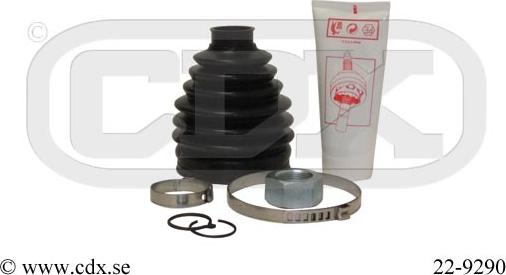 CDX 22-9290 - Bellow, drive shaft autospares.lv