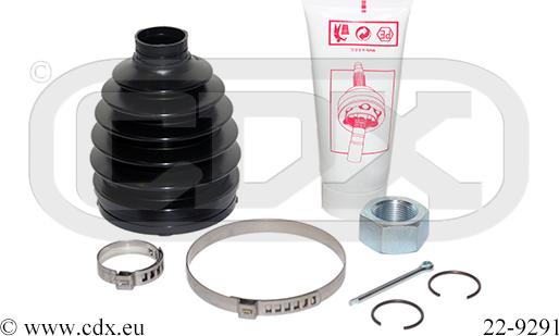 CDX 22-9291 - Bellow, drive shaft autospares.lv