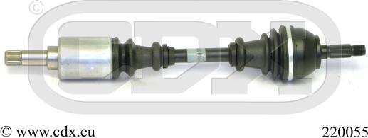 CDX 220055 - Drive Shaft autospares.lv